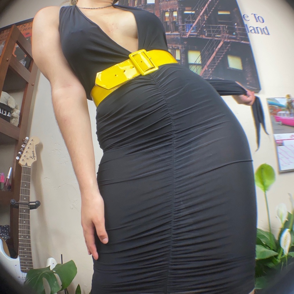 black body con dress
